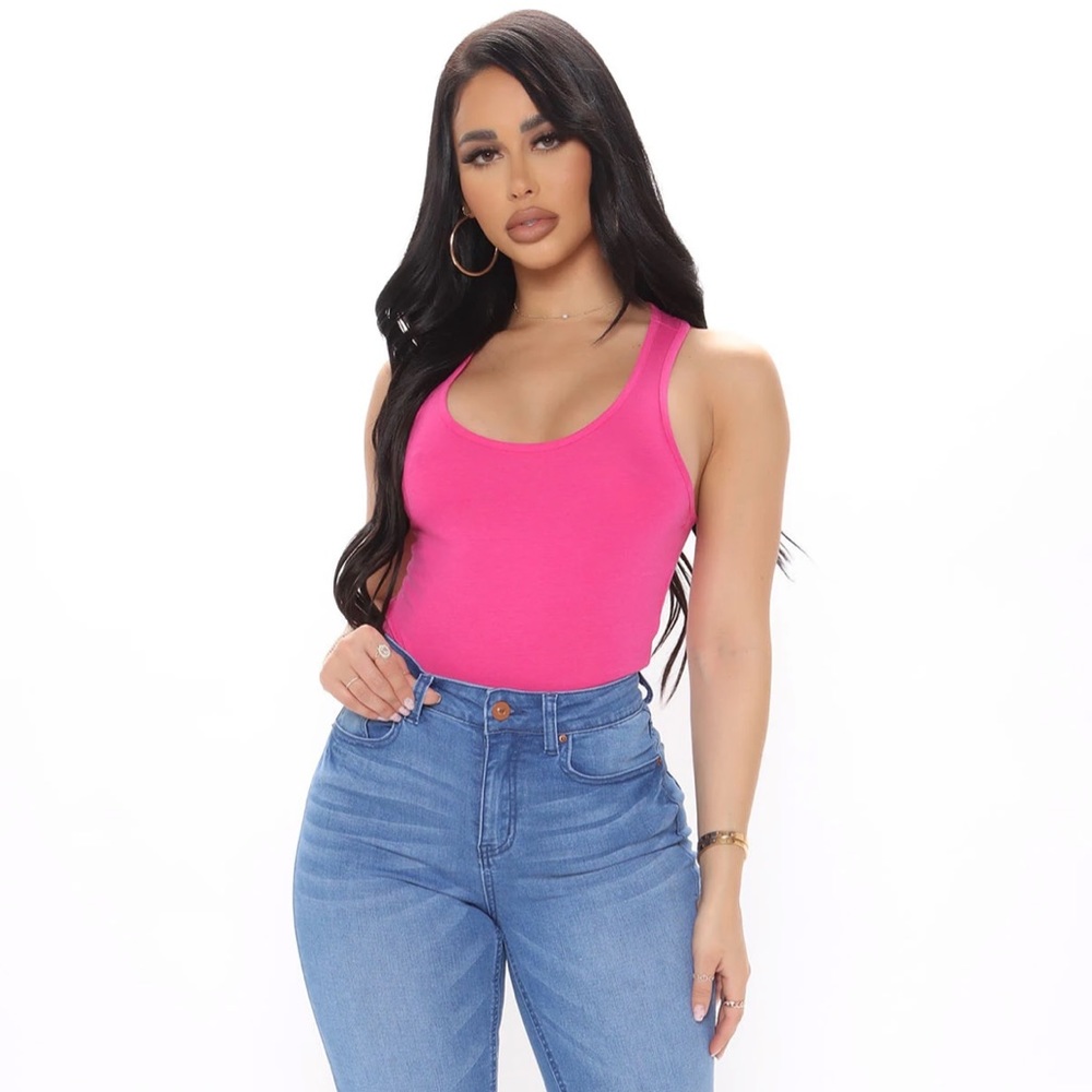 Fashion Nova “Devine” Basic tank bodysuit